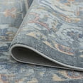 thumbnail image 6 of Allure Traditional 5' x 7' Charcoal and Navy Polypropylene Indoor Area Rug, 6 of 9