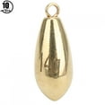 thumbnail image 1 of 10PCS Alloy Copper Gold Portable Rotation Fishing Weights Sinkers Fish Tackle Accessory14g, 1 of 9