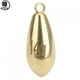 thumbnail image 1 of Plomo de pesca de rotación, 10 piezas de aleación de cobre y oro, equipo de pesca de plomo, máxima confiabilidad, 1 of 8