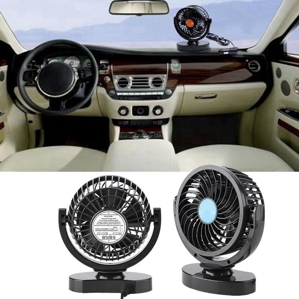 Ventilador de aire de enfriamiento portátil para automóvil, ventilador de aire de enfriamiento portátil para automóvil de 12 V, ventilador de aire de enf