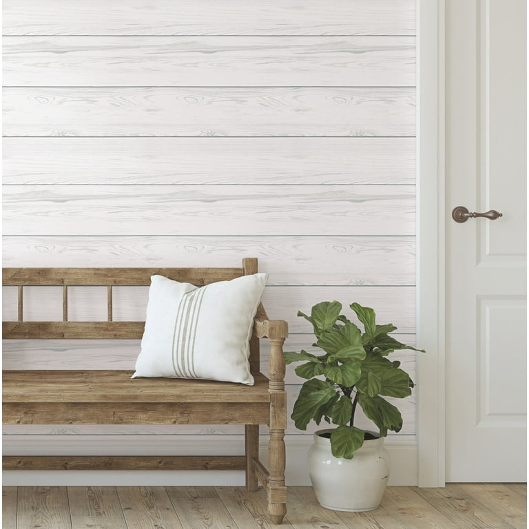RoomMates Shiplap Peel and Stick Wallpaper RoomMates Shiplap Peel and Stick Wallpaper