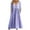 Purple, variant on Fashion 2023 Lindreshi Midi Dresses for Women with Sleeves Women's Summer New Solid Color Short-Sleeved Lace V-Neck Waistline Hem Dress