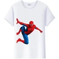 thumbnail image 4 of Camisetas Kawaii de estilo Harajuku para niños, camisetas de algodón con estampado de dibujos animados de Marvel, Spider-Man, amigos, camisetas blancas grunge para niñas, 4 of 5