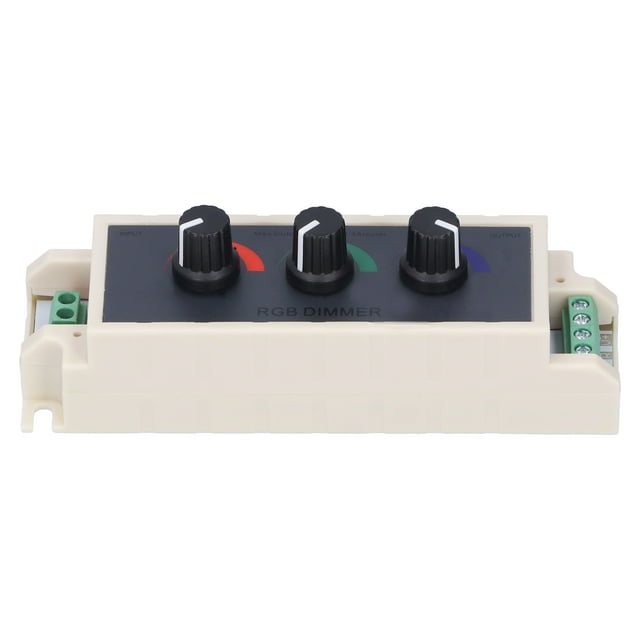 LAFGUR Variateur de Bouton RGB Intelligent Réglage de la Luminosité de la Lumière LED Contrôleur 3 Canaux