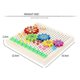 thumbnail image 3 of 2026 Jigsaw Puzzles Plastic Mushroom Jigsaw Puzzle Board Children's Wooden Toys Baby Educational Toys Chi N02703, 3 of 3