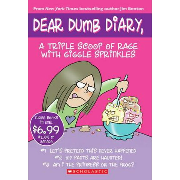 Pre-Owned Dear Dumb Diary,: A Triple Scoop of Rage With Giggle Sprinkles (Paperback) 0545088372 9780545088374