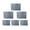 Grey, variant on Youthyao 6Pcs File Wallet Bag Water Oxford Money Bag File Folder Zippered Document Organizers Travel Storage Pouches