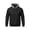 Black, variant on Mens Long Sleeve Pullover Hoodie Loose Fit Nylon Spandex Blend Seasonal Wear Travel Clothes Errand Wear Streetwear Style Lounge Wear Relax Wear