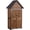 Brown, variant on Aivituvin Outdoor Storage Shed with All Around Strong Metal Frame, Wooden Tool House with Floor & Adjustable Shelves, Garden Tool Sheds Cabinet for Backyard Garden Patio Lawn 67.1" H (Black＆White)