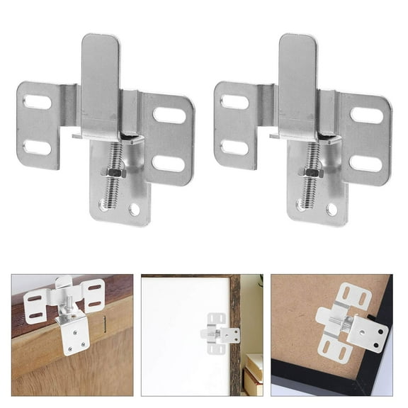 MERRYHAPY Heavy-Duty Adjustable Iron Picture Hangers, Wall Hooks for Large Frames and Artwork Display