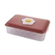 thumbnail image 1 of Caja de almacenamiento para refrigerador de huevos yuxing con tapa rejilla anticaída color rojo, 1 of 5