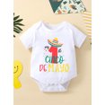 thumbnail image 2 of Bagilaanoe Newborn Baby Girl Boy Rompers Letter Print Short Sleeve Bodysuits 3M 6M 12M 18M Infant Casual One Piece Short Jumpsuit, 2 of 9