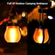 thumbnail image 4 of Linterna Solar, Luz Decorativa Parpadeante de Luz Solar Al Aire Libre para Patio, 4 of 7