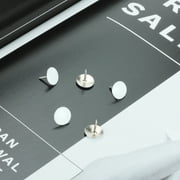 Pen + Gear White Steel Precision Crafted ThumbTack Thumbtacks 200 Count, Pins & Tacks