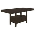 thumbnail image 4 of Prentiss Rectangular Counter Height Table with Butterfly Leaf Cappuccino, 4 of 13
