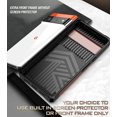 thumbnail image 2 of KOMI Compatible for Google Pixel 6 2021 Case with Camera Cover & Kickstand, Slide Lens Cover+Rotate Ring Stand+Card Holder, Impact-Resistant, Full Protect for Google Pixel 6 Rose Gold, 2 of 5