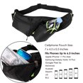 thumbnail image 5 of Sports Waist Pack Bag Running Belt Fanny Pack with Water Bottle Holder for Men Women Outdoors Walking Running, Fit 6.5 inch Smartphones, 5 of 7