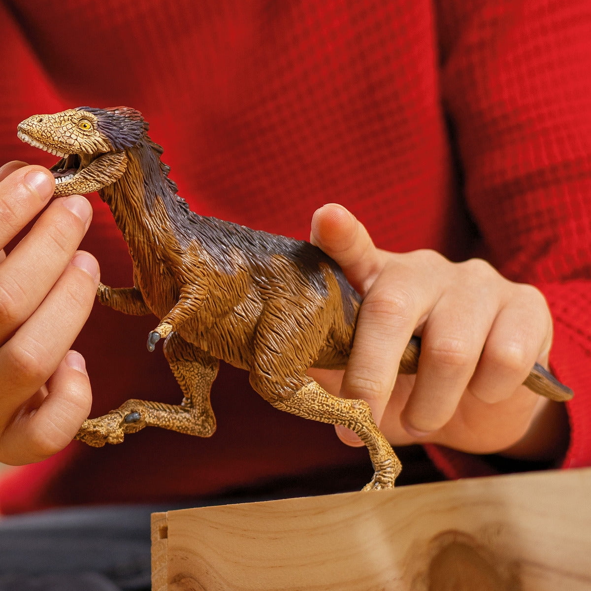 Schleich Dinosaurs - 8" Moros Intrepidus Realistic Dinosaur Toy with Moveable Jaw - Dino Action Figure - Fun T-Rex Raptor Figurine - Cool Toys for Kids Ages 5+ | 15039
