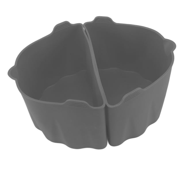 2Pcs Slow Cooker Divider Liner, Silicone Cook Pot for Home Restaurant Protects Bottom Extends Lifespan Cook 2 Dishes in 1 Pot