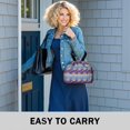 thumbnail image 6 of Pioneer Flower Floral Print Pattern Drawstring Lunch Bag Women - Drawstring Lunch Bag Insulated for Work Office - Stain-Resistant Large Lunchbags for Women with Multi-Pockets, 6 of 6