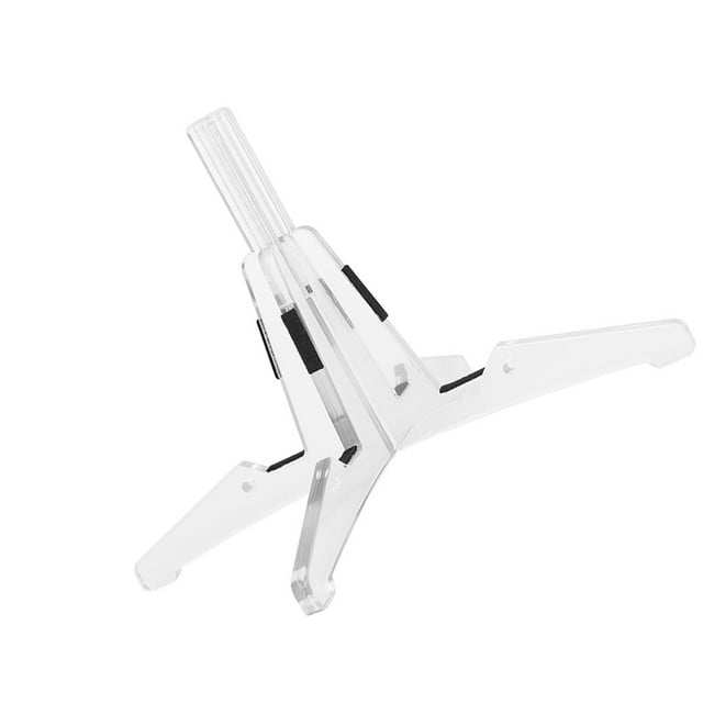 Yuarrent Flauta plegable Instrumento de viento Trípode Soporte para clarinete Desmontable Ligero Colocación profesional Transparente Type2 NO2