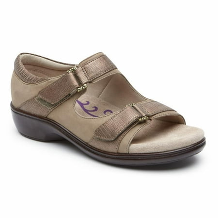 Aravon Duxbury Two Strap Taupe Shoe Walmart Canada