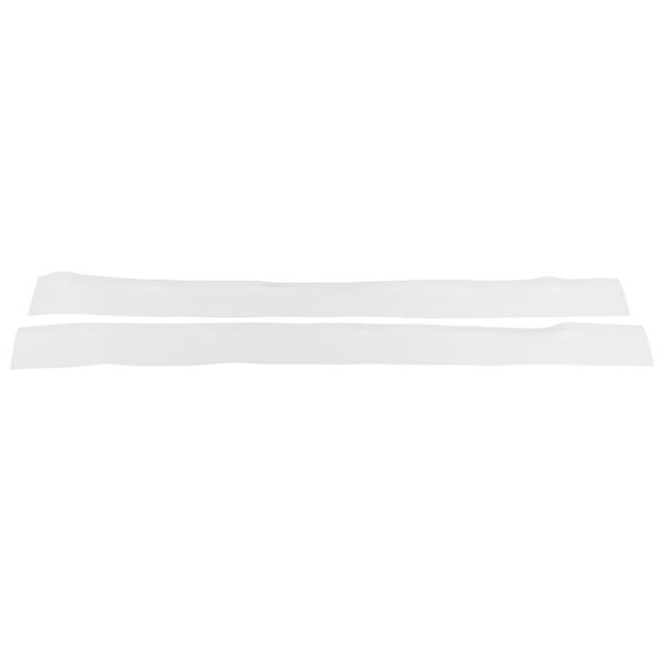 Juego de 2 cubiertas para huecos de encimera de estufa, tiras de sellado antiaceite resistentes al calor para una cocina más limpia, protege contra derrames y más (blanco, 25 pulgadas)