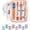 Orange, variant on Mr. Pen Compass Set with Triangles, Ruler, Protractor, Pencils, Sharpener, Eraser, 13 Count