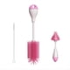 thumbnail image 1 of Accesorio Limpiador de Cepillo de de Silicona, Juego de Cepillos de Limpieza de Pajitas para Limpiar Recipientes de Cuello Estrecho Rosa, 1 of 6
