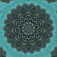 thumbnail image 1 of Ahgly Company Machine Washable Indoor Square Transitional Dark SlateGray or Dark SlateGrey Green Area Rugs, 6' Square, 1 of 7