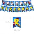thumbnail image 2 of Spiderman Anime Cartoon Birthday Party Decorations Bundle Includes Banner, 12 Mini Cupcake Toppers, 1 Large Cake Topper & 16 Latex Balloons, 2 of 4