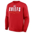 thumbnail image 4 of Men's Fanatics Red Kansas City Chiefs Direct Handoff Legacy Pullover Sweatshirt, 4 of 5