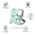 thumbnail image 3 of Exclusivo Mezcla Comfort Control Dog Harness with Leash and Poop Bags, No Pull X-Frame Adjustable Pet Harness for Small and Medium Dogs, Green, S, 3 of 7