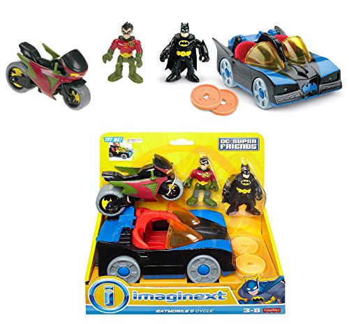 imaginext batmobile and cycle