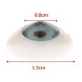 thumbnail image 3 of Ojos de plástico ovalados de 8 piezas con 4 ojos de plástico, 3 of 5