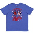 thumbnail image 3 of Inktastic I Love You a Latte Valentines Coffee Love Youth T-Shirt, 3 of 5
