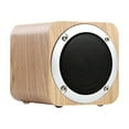 thumbnail image 2 of Portable Bluetooth Speaker with FM Radio, 8W Stereo Sound, 10-Hour Playtime, TF Card & AUX Input - Khaki, 1800mAh Battery, 10m Wireless Range, Compact 4.1x4.1x3.9in Design, 2 of 9