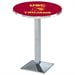 thumbnail image 2 of USC Trojans L217 42 Inch Chrome Pub Table, 2 of 2