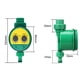 thumbnail image 3 of Irfora Regulador de riego del grifo de riego del jardín electrónico automático de la válvula del temporizador de agua de dos esferas analógicas Irfora Temporizador de grifo, 3 of 6