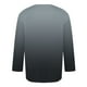 thumbnail image 5 of Camisas de Lino para Hombres Impresión Cuello Redondo Casual 3/4 Manga Blusa, Mezcla de Lino de Algodón para Primavera Verano Ocio Y Tops Diarios, 5 of 9