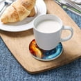 thumbnail image 5 of 3D Printing Dragons Coasters Absorbent Moisture Non-Slip Drink Coaster Ceramic Stone with Cork Base Desktop Protection, 4PCS, 5 of 6