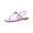 Dark Pink, variant on Guess Womens Rainey Faux Leather Logo T-Strap Sandals