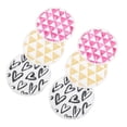 thumbnail image 1 of Reusable Nursing Pad 3 Pairs Breastfeeding Supplies White Round 12.5x12.5cm Prevent Milk Leakage, 1 of 3
