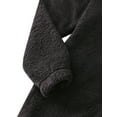 thumbnail image 4 of Ensemble Parent-Enfant Uni, Pyjama Familial à Manches Longues, Chandail à Capuchon à Col Rond avec Fermeture Éclair, 4 of 7