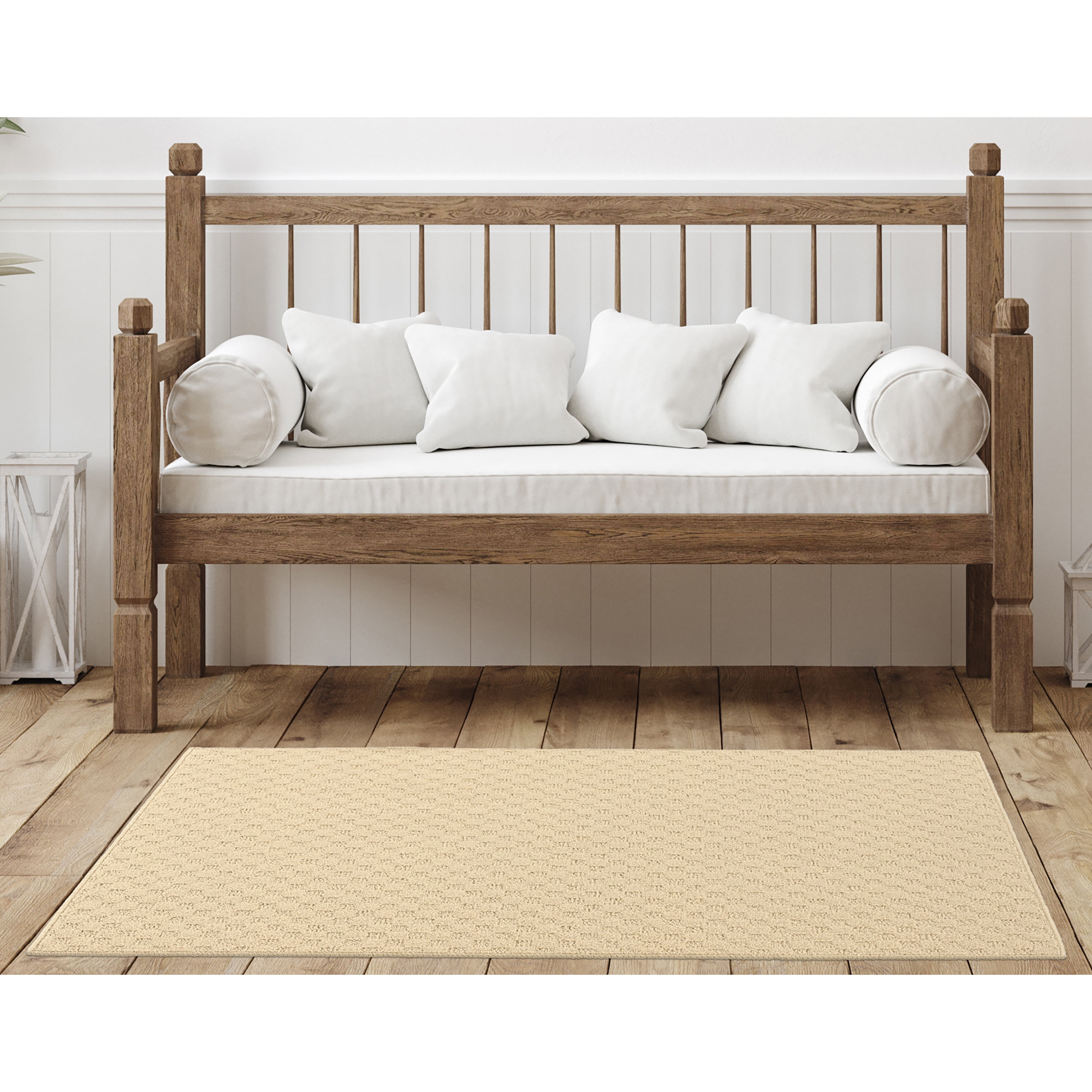 Garland Rug Medallion Tan Indoor Area Rug, 4' x 6'