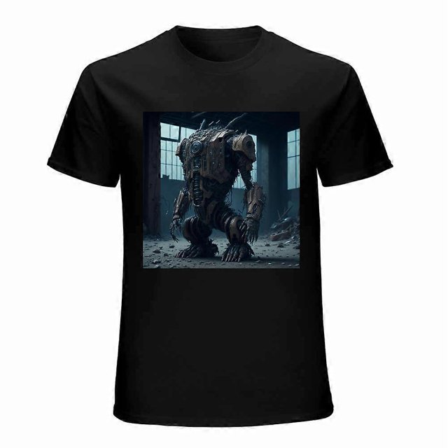 Robots in War T-shirt T-shirt Art Film screen T-shirt Graphic Design