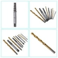 thumbnail image 3 of Screw Extractor Metal Drill Bit Damaged Screws Remover Extractor Woodworking Tools Broken Bolt Water Pipe Extractor 10x, 3 of 9