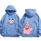 thumbnail image 3 of Suéter de poliéster con dibujos animados de Bob Esponja para otoño e invierno, sudadera con capucha de manga larga fina o polar, 3 of 5