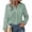 *Green, variant on ClodeEU Women's Long Sleeve Henley Button Shirt ,Casual Loose Fit Classic Blouse Army Green,Womens Plus XXL