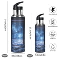 thumbnail image 2 of Yayeee 20oz Insulated Water Bottle Double Wall Stainless Steel with Flip Straw Lid, Window Space, 2 of 7